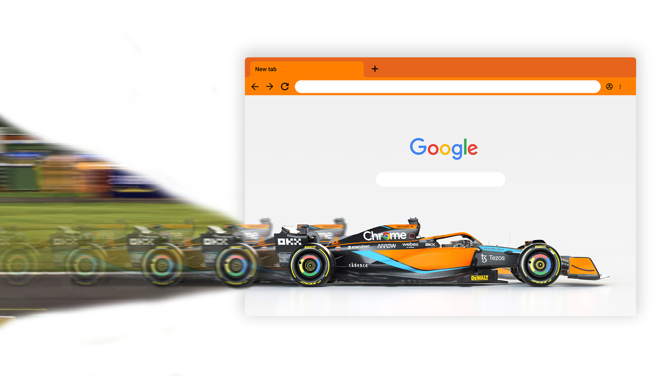 Test drive new McLaren Formula 1 themes in your Chrome browser