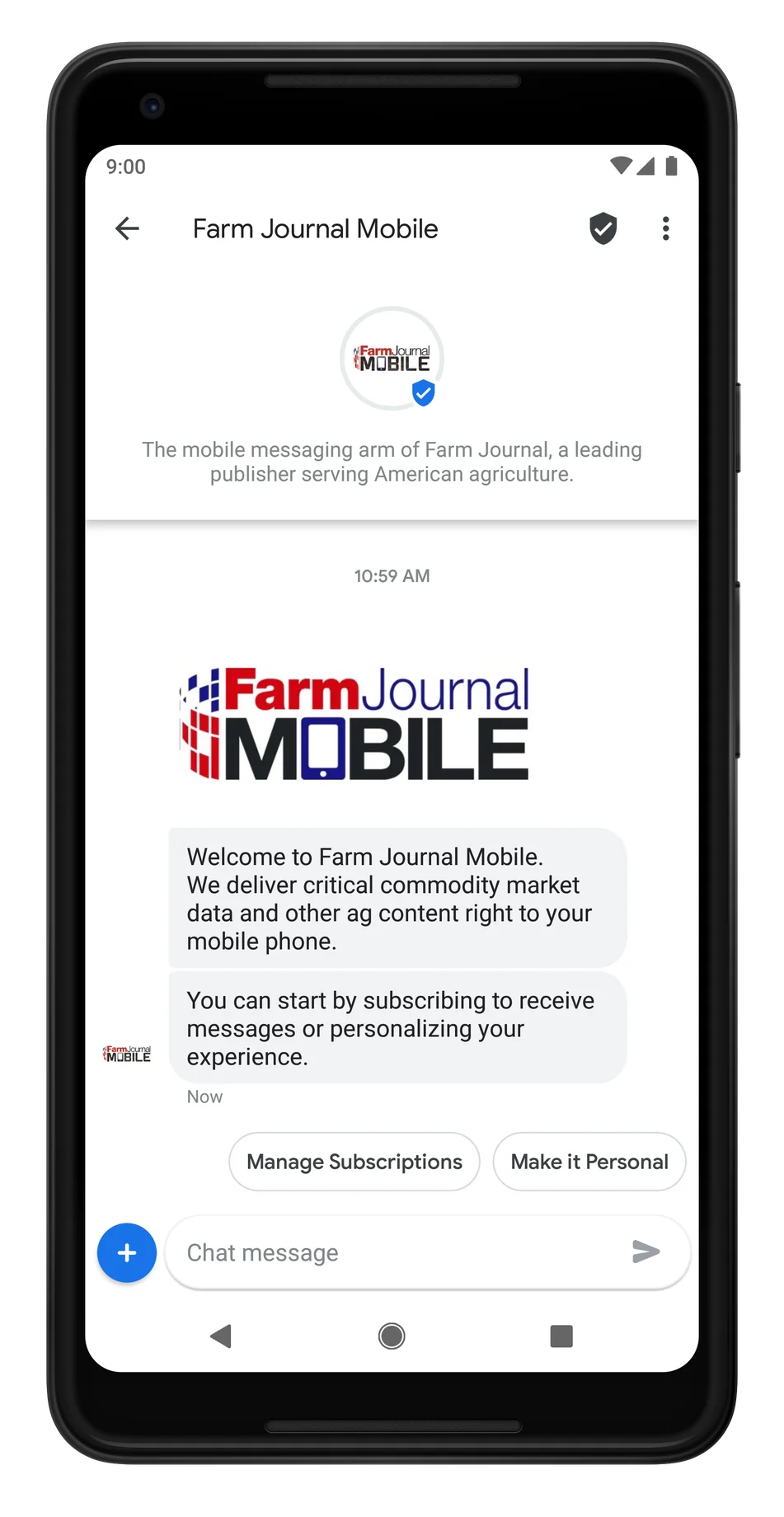 Farm Journal Mobile with nativeMsg