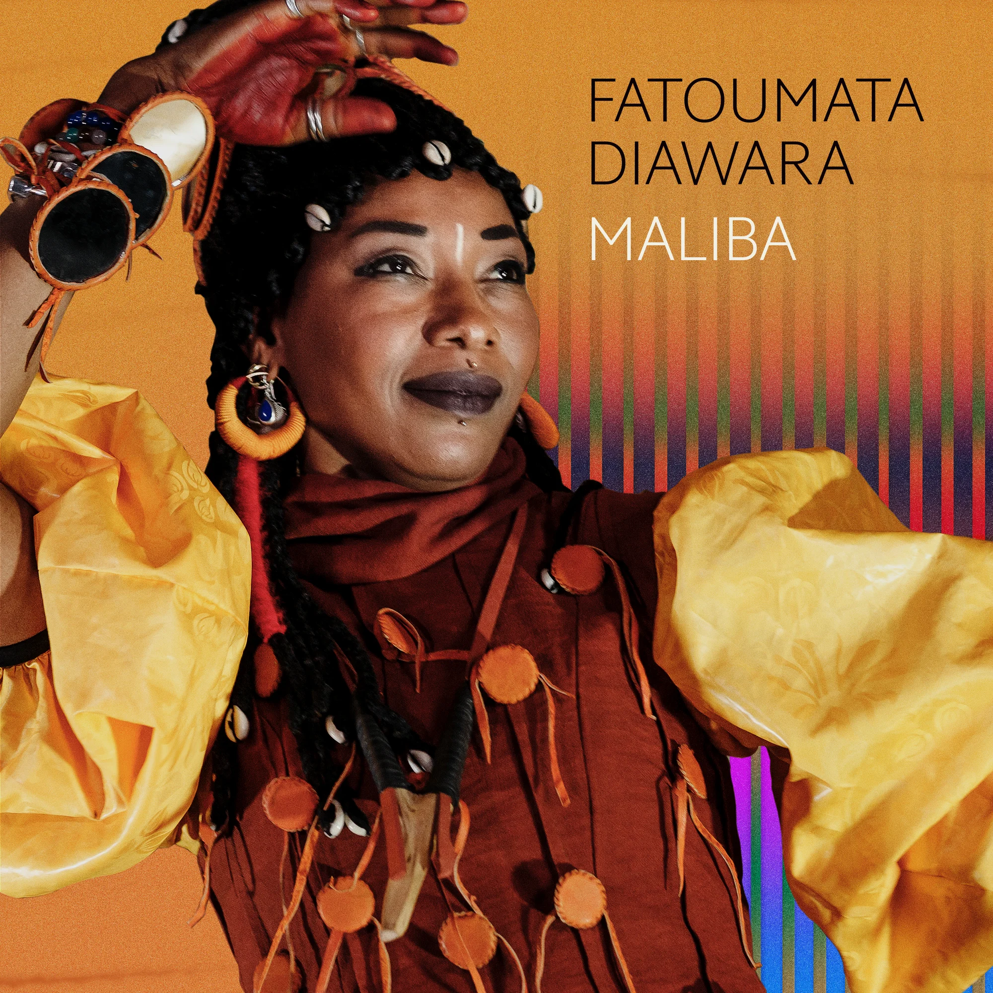 The cover of Fatoumata Diawara’s latest album, Maliba.