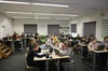 Children using Chromebooks in a classroom.