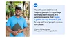 Photo of IT Support certificate graduate Vishnu Mohankumar with a quote: "As a 14 year old, I loved helping people in my village with any tech issues. It’s wild to imagine that today I get to do my dream IT job & help lakhs of people across the globe."