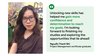 Photo of Project Management certificate graduate Nguyen Thanh Nhi with a quote: “Unlocking new skills has helped me gain more confidence and determination to reach my goals. I’m looking forward to finishing my studies and exploring the opportunities that lie ahead!”