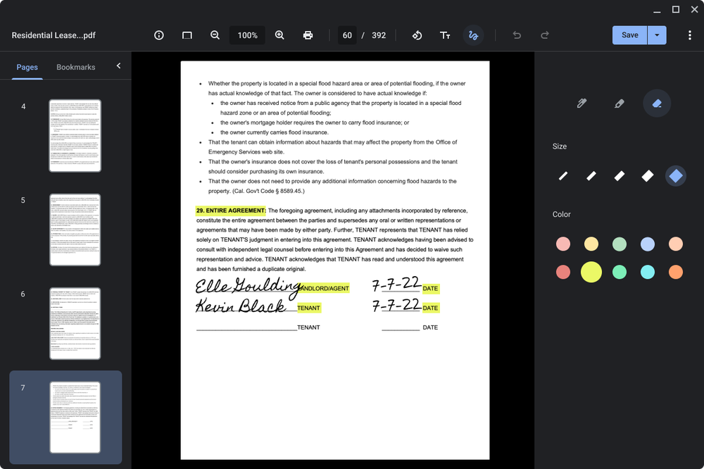 add highlights to pdf chromebook