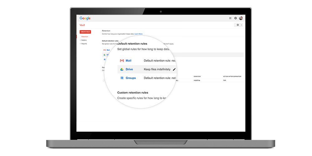 Drive Vault on G Suite