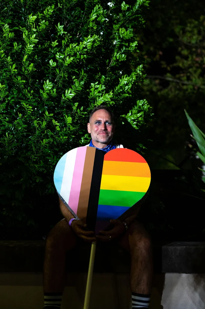 Googlers taking part in the Sydney Gay and Lesbian Mardi Gras