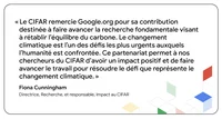 Quote: a déclaré Fiona Cunningham, directrice, Recherche, et responsable, Impact au CIFAR