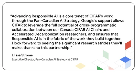 Quote from Elissa Strome, Executive Director, Pan-Canadian AI Strategy at CIFAR