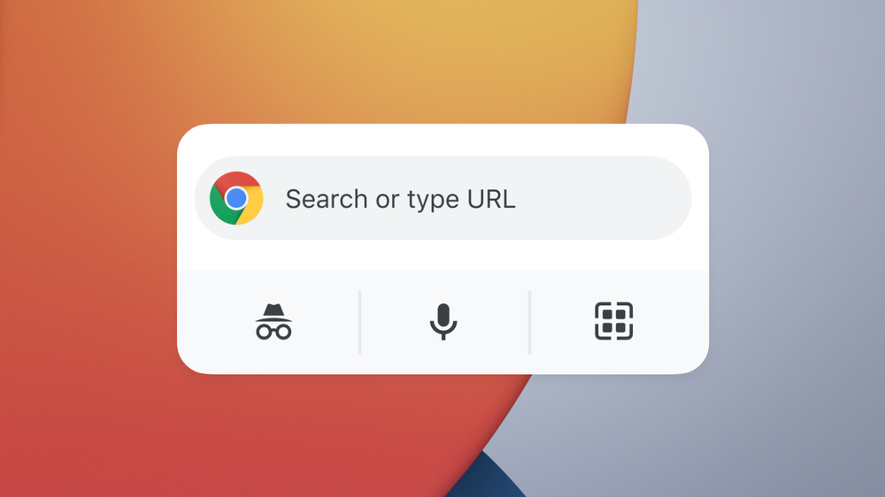 Chrome widget