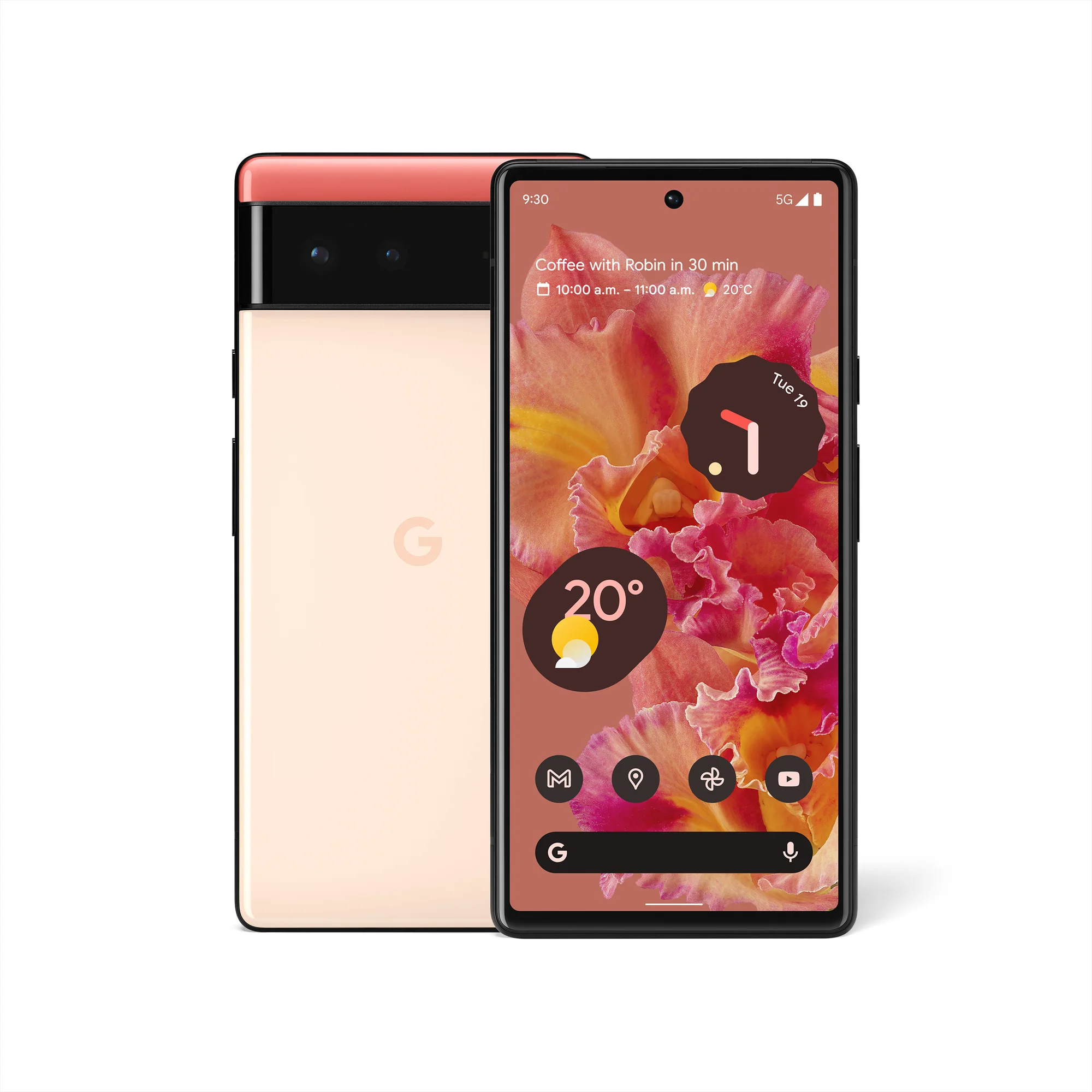 Google Pixel 6 in Kinda Coral