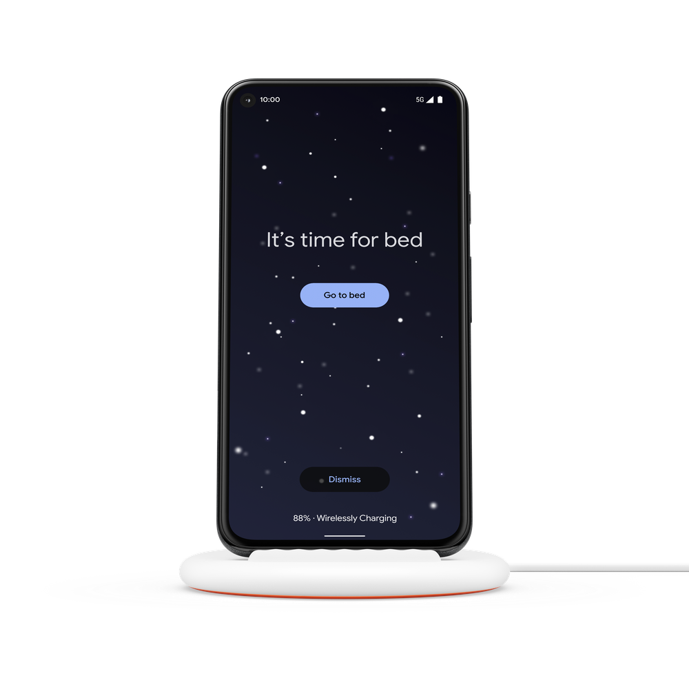A Pixel phone using bedtime feature.