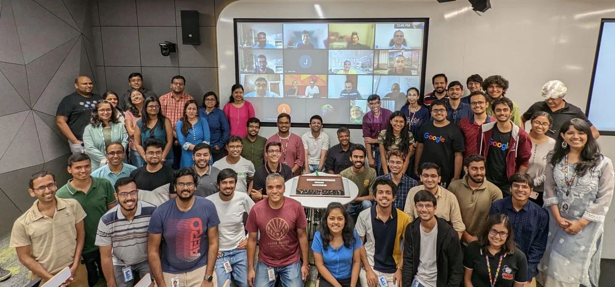 The team at Google Research India