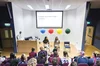 Google engineers holding a careers talk with students in Mackay