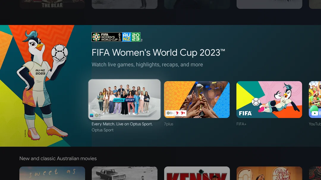 FIFA+ is now available on both Google TV & Android TV