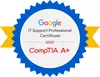 Google and CompTIA badge