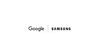 Partnership logo for Google and Samsung