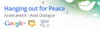 Hanging out for Peace banner