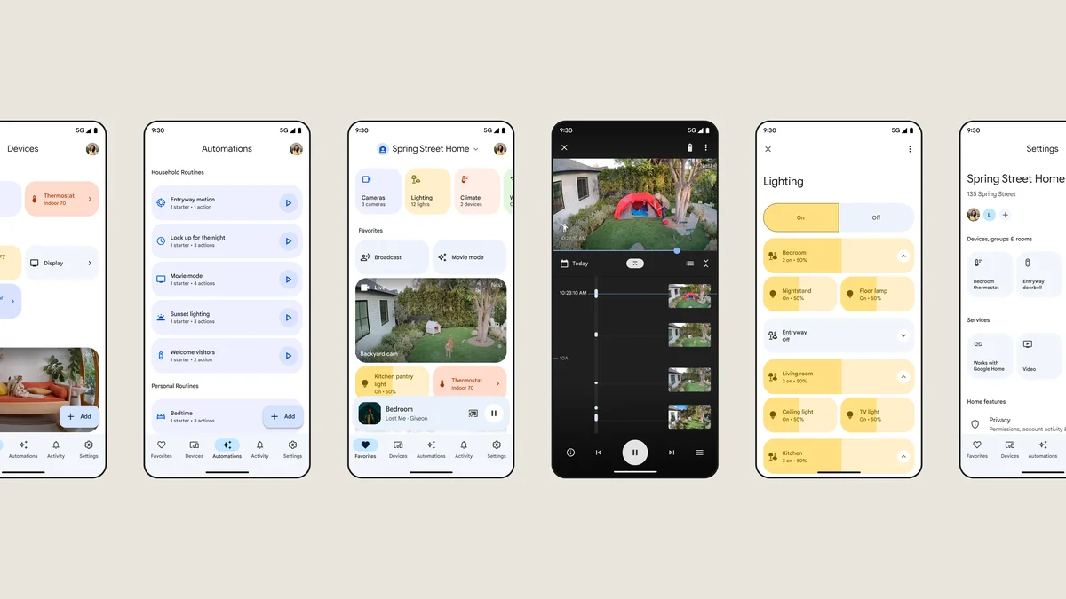 Google sales home app