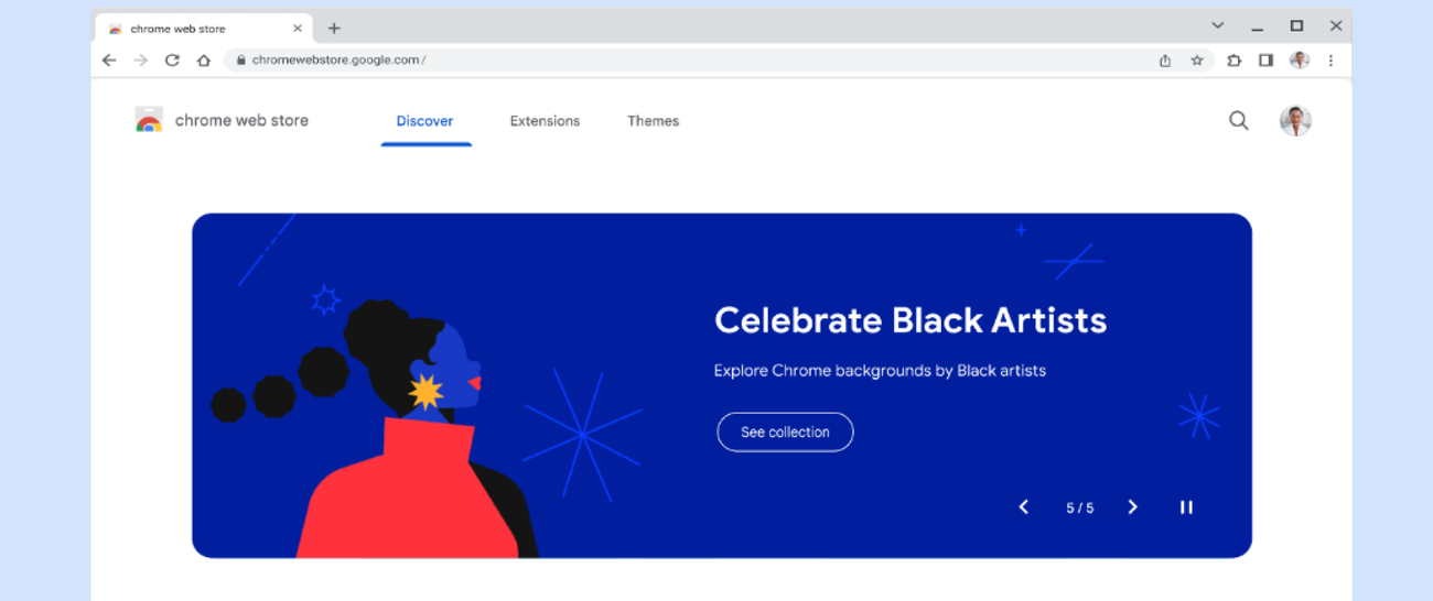 Visit the new Chrome Web Store