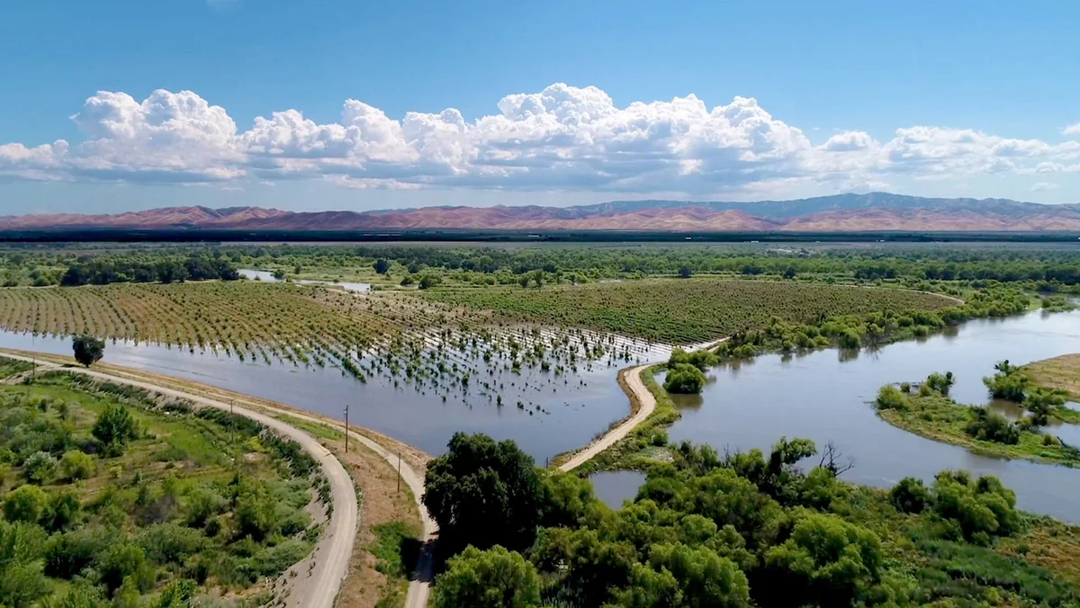 The Tuolumne and San Joaquin Rivers in California