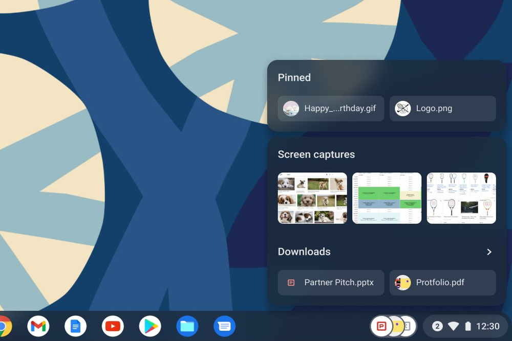 Tote de Chrome OS permet d'accéder plus rapidement aux fichiers