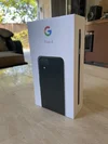 Pixel 4 box sitting on a table indoors.