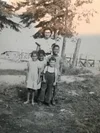 Photo of Valerie Jerome and her family taken in 1950