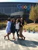 Me with other former BOLD interns turned Googlers (from left: me, Amir, Lena, Imani) on our first day at work in 2018.