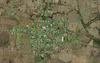 Luftaufnahme der Straßenskizzen von einem der Google Maps-Datenpartner, dem National Institute of Statistics and Geography