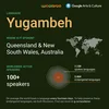 An info graphic with numbers on the Yugambeh language