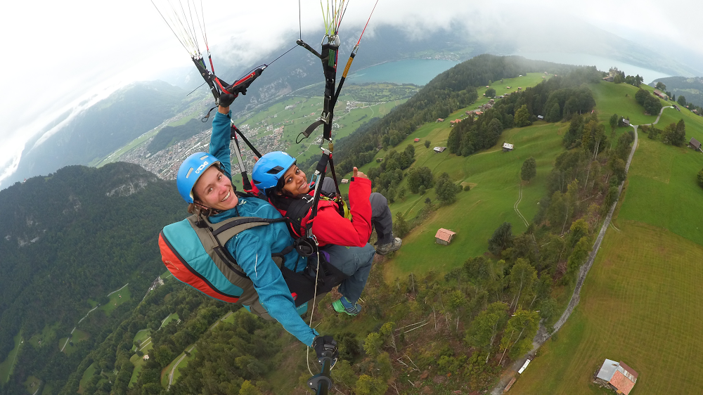 Skydiving in Switzerland