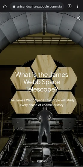 Image of a story by NASA: What is the James Webb Space Telescope?