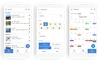Phone screenshots showing a custom journaling app created in AppSheet.