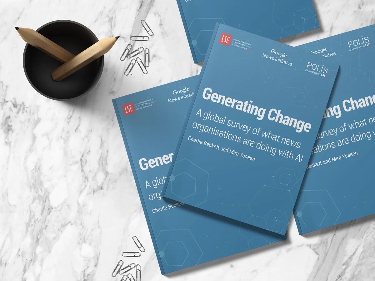 Etude Generating Change - IA et journalisme