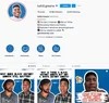 Kahlil’s Instagram profile features his image superimposed over posts addressing current events.