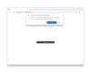 A browser window has a pop-up opened. The popup windows has the headline "Your password may be compromised" and the copy "Chrome can help you protect your Google Account and change your password. This will notify Google about this site." The pop-up has the options to select "Protect account" or "Ignore""