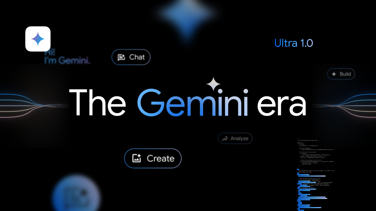 Gemini Advanced onthult de Ultra 1.0 met Sundar Pichai