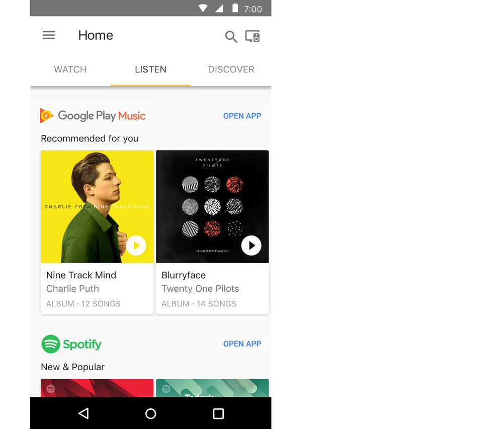 playlist to stream with the Google Home app