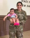 Larraine Palesky, USMA Class of 2013, with her daughter Joelle.