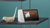 Rendering of a Google Home on a shelf