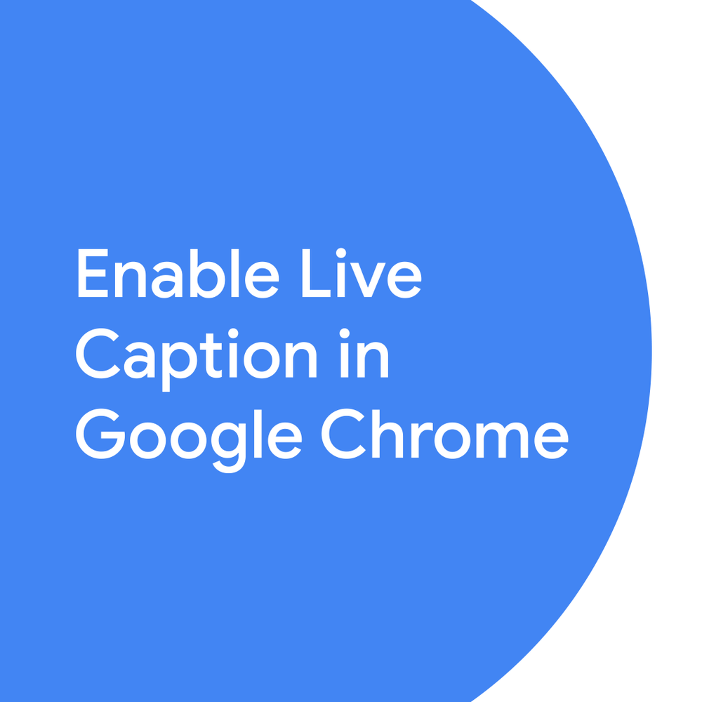 Screen recording showing the steps to turn on Live Caption feature in Chrome followed by demonstration of the feature in use to add captions to a video of a dog