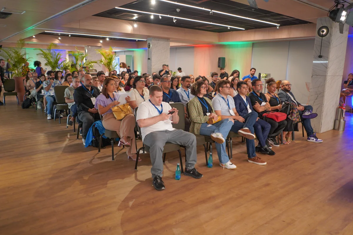 Público de jornalistas acompanha o Cresça em Fortaleza.