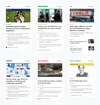 Una imagen ejemplo de una variedad de medios mexicanos mostrando los paneles de Google News Showcase