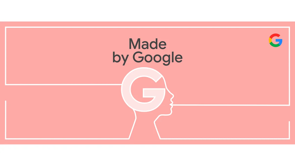 An illustration of a head with a G and the title 'Made by Google'