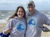 Me and Mark at the Team Seas beach clean-up