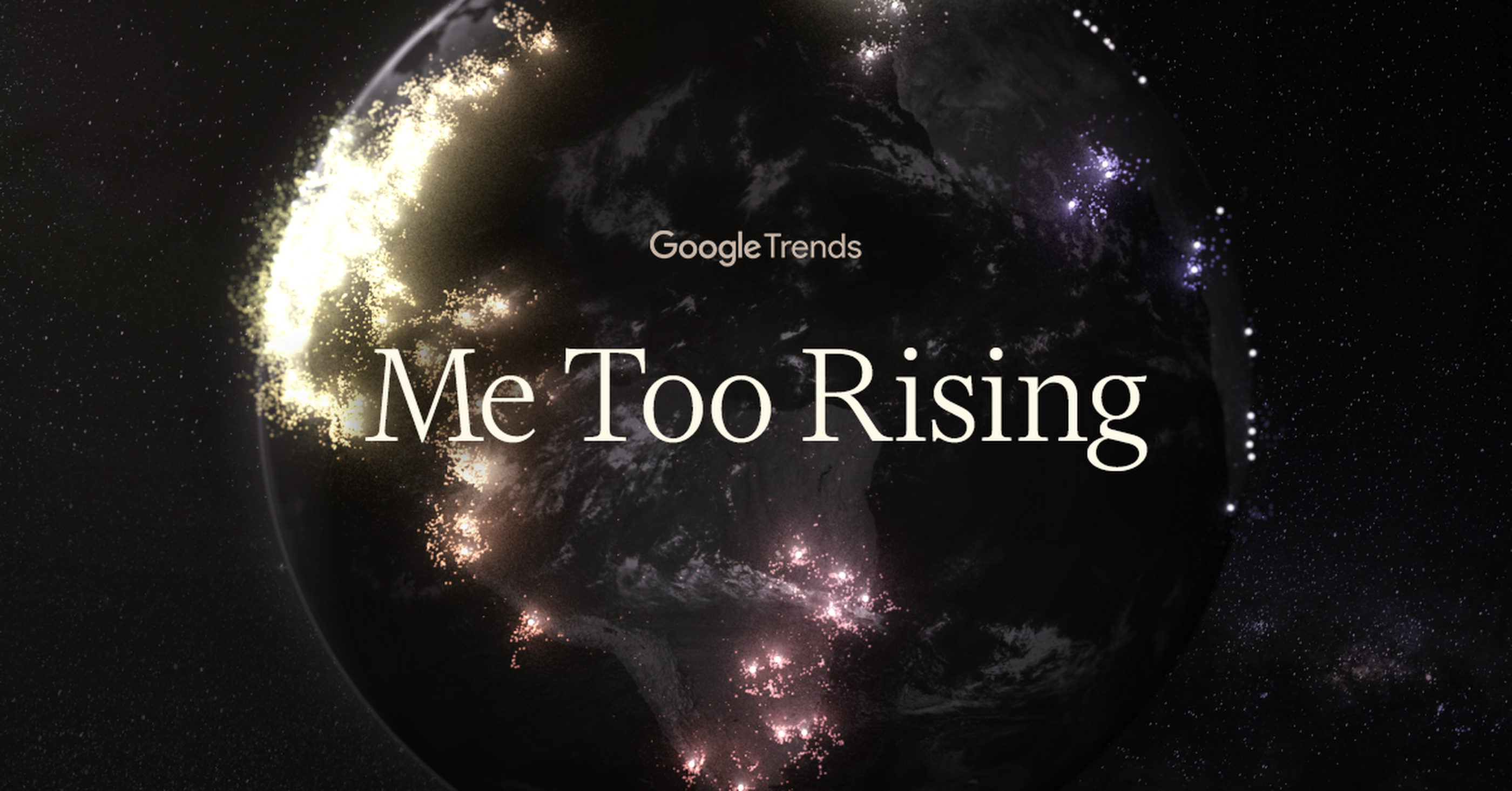 Visualizing the #MeToo movement using Google Trends