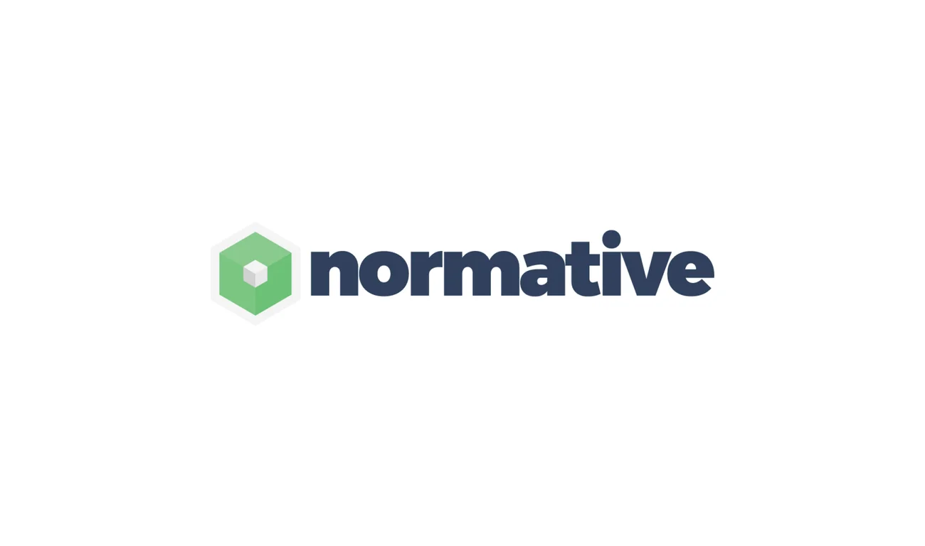 Logo that says Normative.