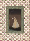 Miniature painting titled "Lady Holding a Sparkler"