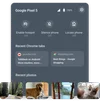 Ein Screentshot des Phone Hubs auf einem Chromebook