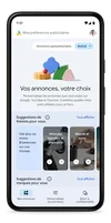 Sur Mes préférences publicitaires, cliquer sur « Personnalisation des annonces » pour sélectionner les thèmes et les marques à afficher et à masquer.