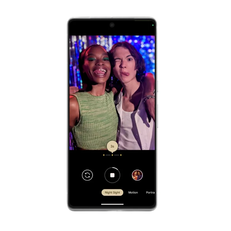 La vista nocturna ahora puede capturar fotos con poca luz más rápido en Pixel 6 y 6 Pro.